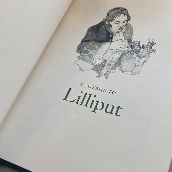 Franklin library 1977 Jonathan swift Green and Gold Decorative Book like new - Picture 8 of 8